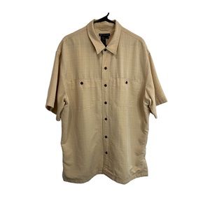 5.11 Tactical Taclite Pro Shirt Mens XL Tan Button Up Short Sleeve Workwear